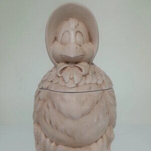 Vintage Hen Cookie Jar Farmhouse Kitchen Decor Ceramic Chicken
